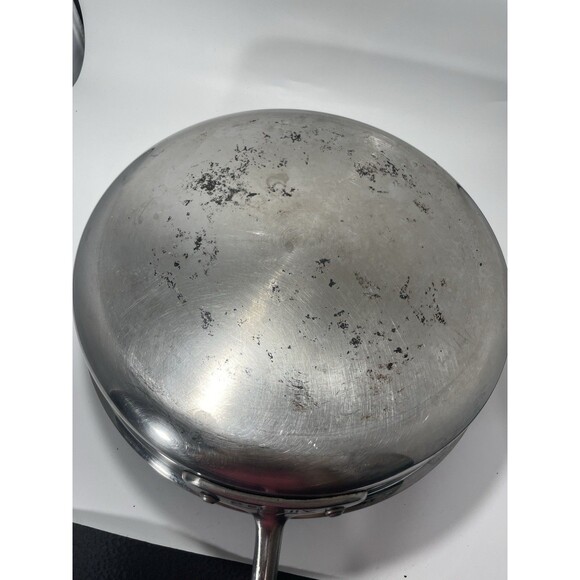 All-Clad Stainless Nonstick Saute Pan 12 Inch USA Made Worn Bottom Used Cookware - Picture 3 of 9